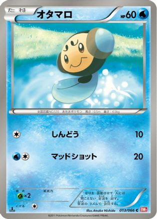 Tympole (013/066) - BW2 Red Collection 1st Edition BW2: Red Collection Pokemon Japanese Single  Squirtle Squad Card Shop.