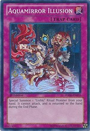 Aquamirror Illusion (HA06-EN059) - Hidden Arsenal 6: Omega Xyz Unlimited Hidden Arsenal 6: Omega Xyz Yugioh Single  Squirtle Squad Card Shop.