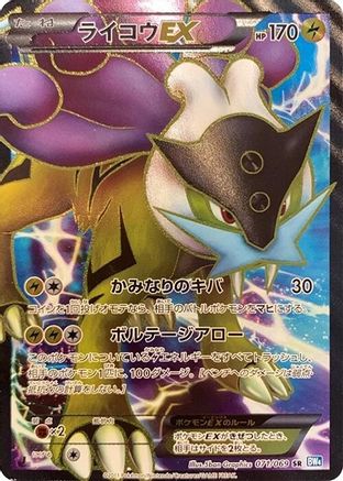 Raikou EX - 071/069 (071/069) - BW4 Dark Rush 1st Edition Holofoil BW4: Dark Rush Pokemon Japanese Single  Squirtle Squad Card Shop.