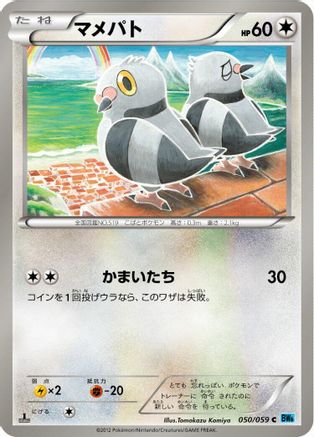 Pidove (050/059) - BW6 Freeze Bolt 1st Edition BW6: Freeze Bolt Pokemon Japanese Single  Squirtle Squad Card Shop.