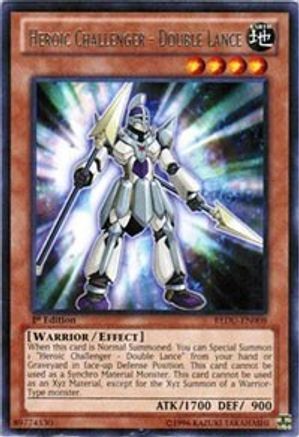 Heroic Challenger - Double Lance (REDU-EN008) - Return of the Duelist Unlimited Return of the Duelist Yugioh Single  Squirtle Squad Card Shop.