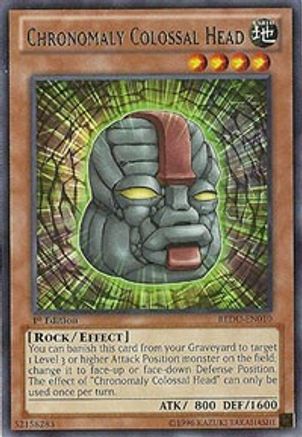 Chronomaly Colossal Head (REDU-EN010) - Return of the Duelist 1st Edition Return of the Duelist Yugioh Single  Squirtle Squad Card Shop.