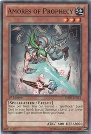 Amores of Prophecy (REDU-EN016) - Return of the Duelist 1st Edition Return of the Duelist Yugioh Single  Squirtle Squad Card Shop.