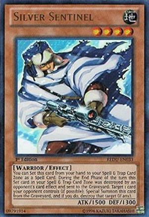 Silver Sentinel (REDU-EN033) - Return of the Duelist Unlimited Return of the Duelist Yugioh Single  Squirtle Squad Card Shop.