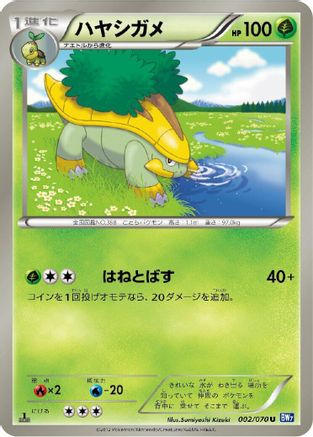 Grotle (002/070) - BW7 Plasma Gale 1st Edition BW7: Plasma Gale Pokemon Japanese Single  Squirtle Squad Card Shop.