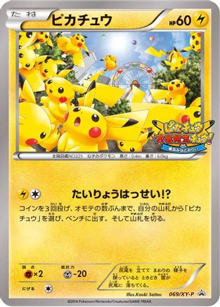 Pikachu - 069/XY-P (069/XY-P) - XYP XY Promos XY-P: XY Promos Pokemon Japanese Single  Squirtle Squad Card Shop.