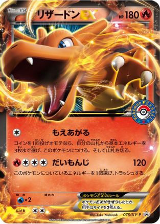 Charizard EX - 075/XY-P (075/XY-P) - XYP XY Promos Holofoil XY-P: XY Promos Pokemon Japanese Single  Squirtle Squad Card Shop.