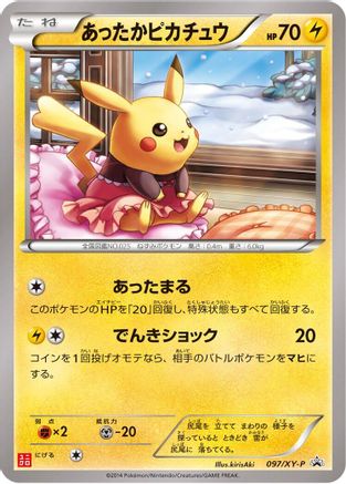 Warm Pikachu - 097/XY-P (097/XY-P) - XYP XY Promos XY-P: XY Promos Pokemon Japanese Single  Squirtle Squad Card Shop.