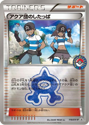 Team Aqua Grunt - 119/XY-P (119/XY-P) - XYP XY Promos Holofoil XY-P: XY Promos Pokemon Japanese Single  Squirtle Squad Card Shop.