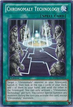 Chronomaly Technology (REDU-EN054) - Return of the Duelist 1st Edition Return of the Duelist Yugioh Single  Squirtle Squad Card Shop.