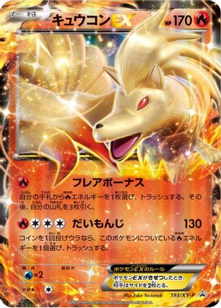 Ninetales EX - 193/XY-P (193/XY-P) - XYP XY Promos Holofoil XY-P: XY Promos Pokemon Japanese Single  Squirtle Squad Card Shop.