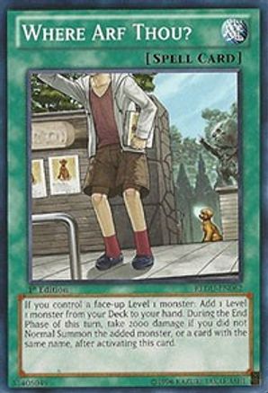 Where Arf Thou? (REDU-EN062) - Return of the Duelist 1st Edition Return of the Duelist Yugioh Single  Squirtle Squad Card Shop.