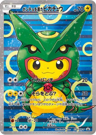 Poncho-wearing Pikachu - 230/XY-P (230/XY-P) - XYP XY Promos Holofoil XY-P: XY Promos Pokemon Japanese Single  Squirtle Squad Card Shop.
