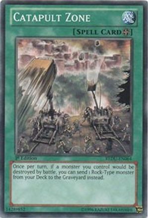 Catapult Zone (REDU-EN064) - Return of the Duelist Unlimited Return of the Duelist Yugioh Single  Squirtle Squad Card Shop.