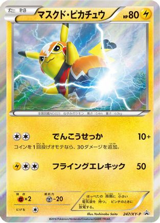 Pikachu Libre - 247/XY-P (247/XY-P) - XYP XY Promos Holofoil XY-P: XY Promos Pokemon Japanese Single  Squirtle Squad Card Shop.