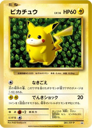 Pikachu - 281/XY-P (281/XY-P) - XYP XY Promos XY-P: XY Promos Pokemon Japanese Single  Squirtle Squad Card Shop.