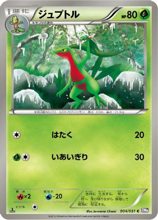Grovyle (004/051) - BW8 Spiral Force 1st Edition BW8: Spiral Force Pokemon Japanese Single  Squirtle Squad Card Shop.
