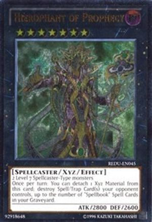 Hierophant of Prophecy (UTR) (REDU-EN045) - Return of the Duelist Unlimited Return of the Duelist Yugioh Single  Squirtle Squad Card Shop.