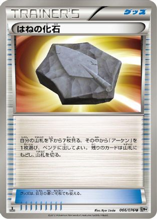 Plume Fossil (066/076) - BW9 Megalo Cannon 1st Edition BW9: Megalo Cannon Pokemon Japanese Single  Squirtle Squad Card Shop.