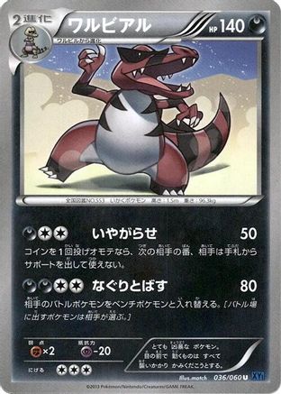 Krookodile (036/060) - XYBx Collection X 1st Edition XY-Bx: Collection X Pokemon Japanese Single  Squirtle Squad Card Shop.