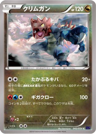 Druddigon (043/054) - XY11Bb FeverBurst Fighter Unlimited XY11-Bb: Fever-Burst Fighter Pokemon Japanese Single  Squirtle Squad Card Shop.