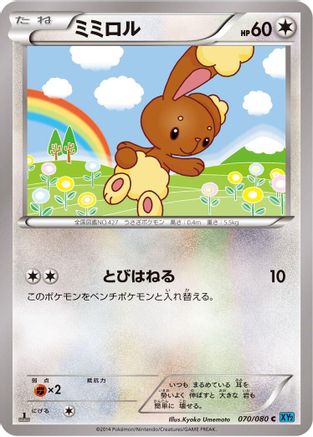 Buneary (070/080) - XY2 Wild Blaze 1st Edition XY2: Wild Blaze Pokemon Japanese Single  Squirtle Squad Card Shop.