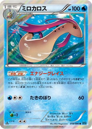 Milotic (018/080) - XY2 Wild Blaze Unlimited Holofoil XY2: Wild Blaze Pokemon Japanese Single  Squirtle Squad Card Shop.