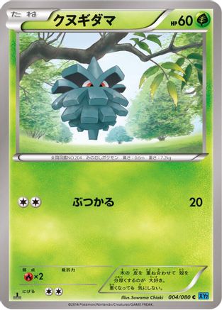 Pineco (004/080) - XY2 Wild Blaze Unlimited XY2: Wild Blaze Pokemon Japanese Single  Squirtle Squad Card Shop.