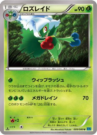 Roserade (009/080) - XY2 Wild Blaze 1st Edition XY2: Wild Blaze Pokemon Japanese Single  Squirtle Squad Card Shop.