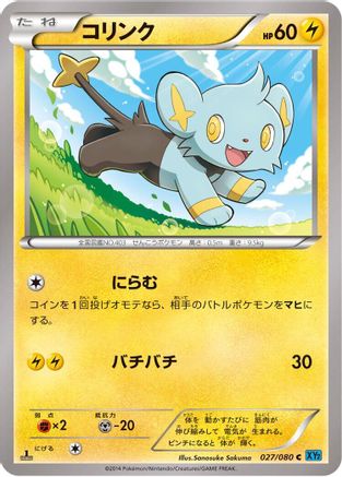 Shinx (027/080) - XY2 Wild Blaze 1st Edition XY2: Wild Blaze Pokemon Japanese Single  Squirtle Squad Card Shop.