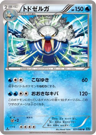 Walrein (021/080) - XY2 Wild Blaze Unlimited XY2: Wild Blaze Pokemon Japanese Single  Squirtle Squad Card Shop.