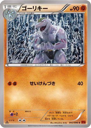 Machoke (043/096) - XY3 Rising Fist Unlimited XY3: Rising Fist Pokemon Japanese Single  Squirtle Squad Card Shop.