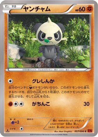 Pancham (057/096) - XY3 Rising Fist 1st Edition XY3: Rising Fist Pokemon Japanese Single  Squirtle Squad Card Shop.