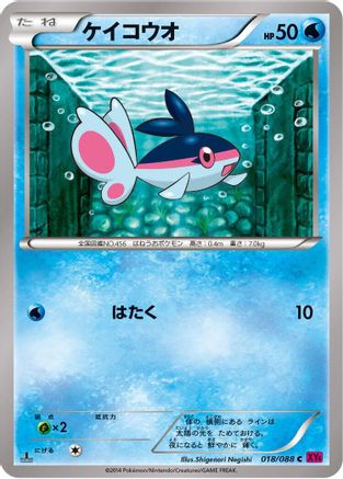 Finneon (018/088) - XY4 Phantom Gate Unlimited XY4: Phantom Gate Pokemon Japanese Single  Squirtle Squad Card Shop.