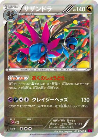 Hydreigon (065/088) - XY4 Phantom Gate 1st Edition Holofoil XY4: Phantom Gate Pokemon Japanese Single  Squirtle Squad Card Shop.