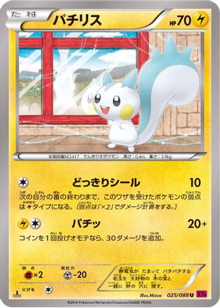 Pachirisu (025/088) - XY4 Phantom Gate 1st Edition XY4: Phantom Gate Pokemon Japanese Single  Squirtle Squad Card Shop.