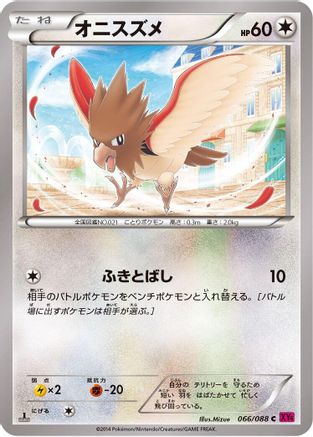 Spearow (066/088) - XY4 Phantom Gate Unlimited XY4: Phantom Gate Pokemon Japanese Single  Squirtle Squad Card Shop.