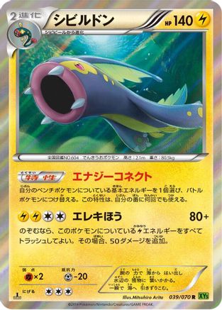 Eelektross (039/070) - XY5Bt Tidal Storm Unlimited Holofoil XY5-Bt: Tidal Storm Pokemon Japanese Single  Squirtle Squad Card Shop.