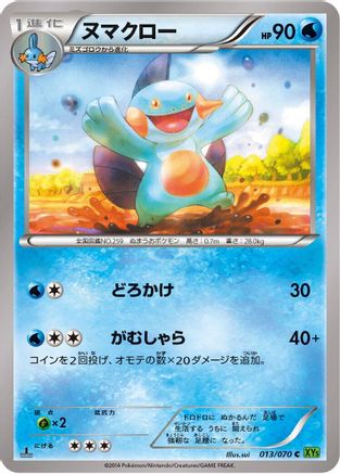 Marshtomp (013/070) - XY5Bt Tidal Storm 1st Edition XY5-Bt: Tidal Storm Pokemon Japanese Single  Squirtle Squad Card Shop.