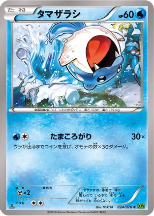 Spheal (024/070) - XY5Bt Tidal Storm Unlimited XY5-Bt: Tidal Storm Pokemon Japanese Single  Squirtle Squad Card Shop.