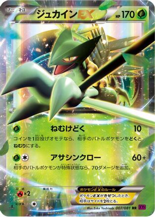 Sceptile EX - 007/081 (007/081) - XY7 Bandit Ring 1st Edition Holofoil XY7: Bandit Ring Pokemon Japanese Single  Squirtle Squad Card Shop.