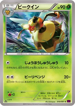 Vespiquen - 010/081 (010/081) - XY7 Bandit Ring 1st Edition XY7: Bandit Ring Pokemon Japanese Single  Squirtle Squad Card Shop.