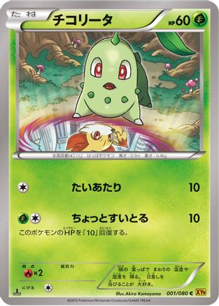 Chikorita (001/080) - XY9 Rage of the Broken Heavens 1st Edition XY9: Rage of the Broken Heavens Pokemon Japanese Single  Squirtle Squad Card Shop.