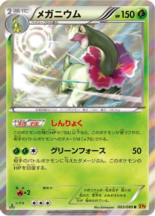Meganium (003/080) - XY9 Rage of the Broken Heavens 1st Edition Holofoil XY9: Rage of the Broken Heavens Pokemon Japanese Single  Squirtle Squad Card Shop.
