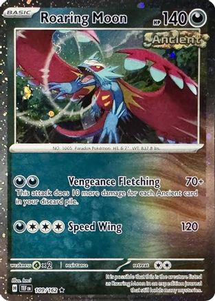 Roaring Moon (Cosmos Holo) 109/162  - Holofoil Miscellaneous Cards & Products - Rare Miscellaneous Cards & Products Pokemon Single  Squirtle Squad Card Shop.