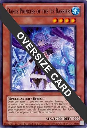 Dance Princess of the Ice Barrier (Oversized) (STBL-EN033) - Miscellaneous Promotional Cards 1st Edition Miscellaneous Promotional Cards Yugioh Single  Squirtle Squad Card Shop.
