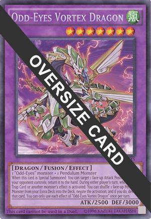 Odd-Eyes Vortex Dragon (Oversized) (DOCS-EN045) - Miscellaneous Promotional Cards 1st Edition Miscellaneous Promotional Cards Yugioh Single  Squirtle Squad Card Shop.