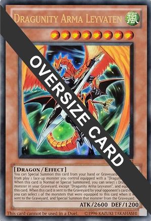 Dragunity Arma Leyvaten (Oversized) (SDDL-EN001) - Miscellaneous Promotional Cards 1st Edition Miscellaneous Promotional Cards Yugioh Single  Squirtle Squad Card Shop.