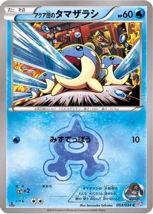 Team Aqua's Spheal (003/034) - CP1 Magma Gang vs Aqua Gang Double Crisis 1st Edition CP1: Magma Gang vs Aqua Gang: Double Crisis Pokemon Japanese Single  Squirtle Squad Card Shop.