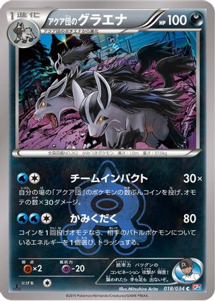 Team Aqua's Mightyena (018/034) - CP1 Magma Gang vs Aqua Gang Double Crisis 1st Edition CP1: Magma Gang vs Aqua Gang: Double Crisis Pokemon Japanese Single  Squirtle Squad Card Shop.